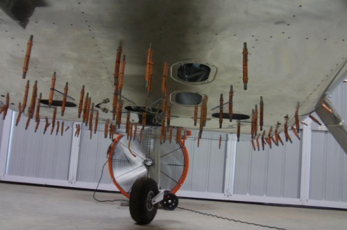 Bottom Skin Clecoed In Place