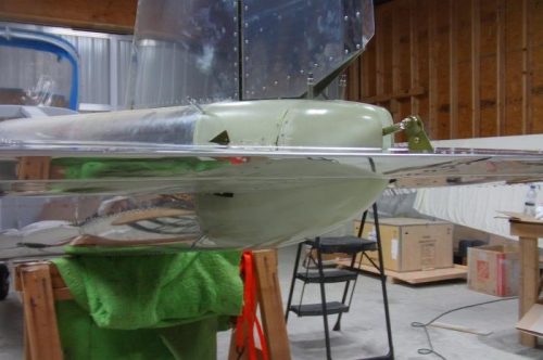 Fairing Clecoed In Place