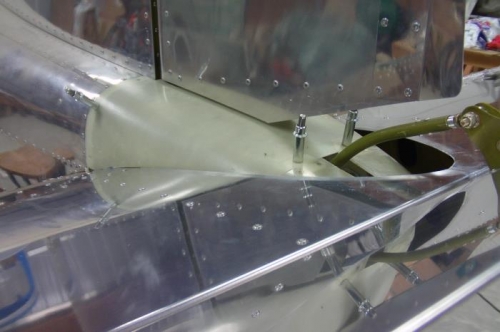 Fairing Clecoed In Place