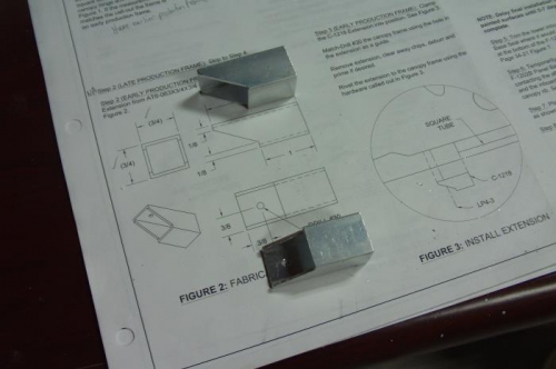 Frame Extensions Fabricated