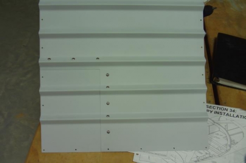 Split Baggage Bulkhead Panel