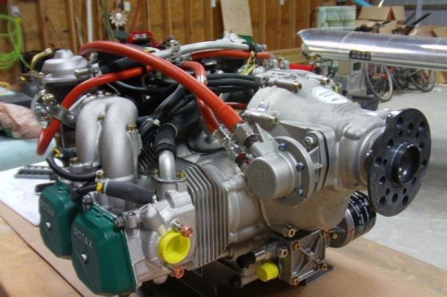 Engine on Work Table