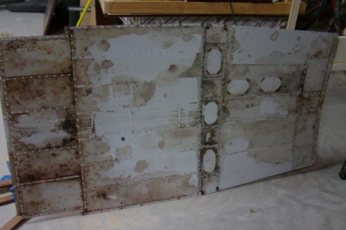 Interior Surface of Bottom Skin