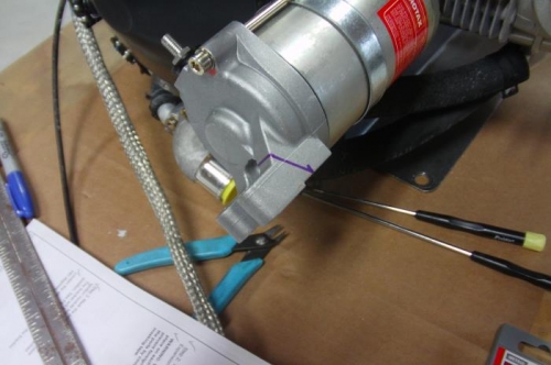 Starter Ground Lug Marked