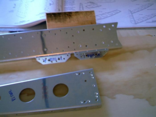 Countersink holes in Spars and Caps