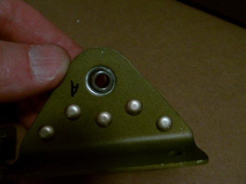Upper Hinge - Rivet Manufactured Heads
