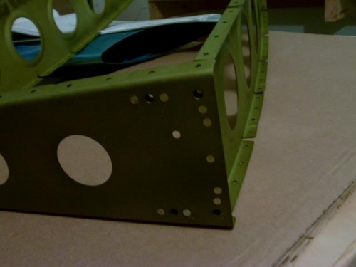 Lower End of Forward V Stab Spar