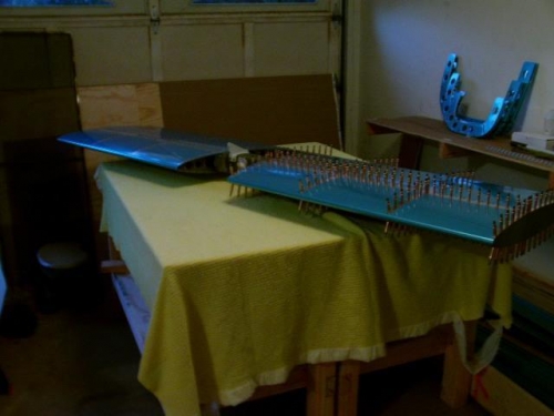 Right Side Riveted, Left Side Clecoed