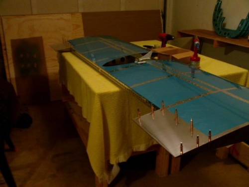 Completed Main Skins and Aft Skins