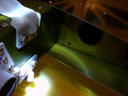 Control Horns With Shims Installed