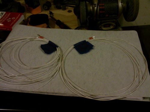 Landing Light and Right Wing Nav/Strobe Power Wires