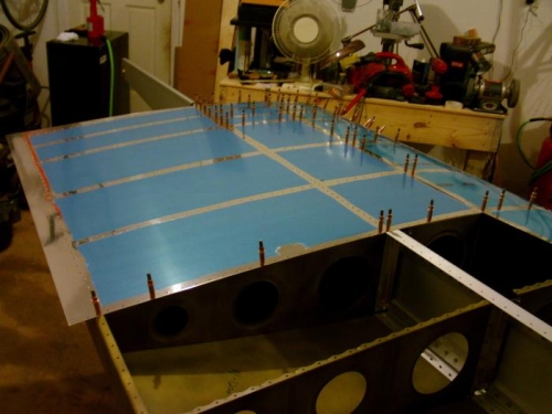 Riveted RH Upper Inbd Skin