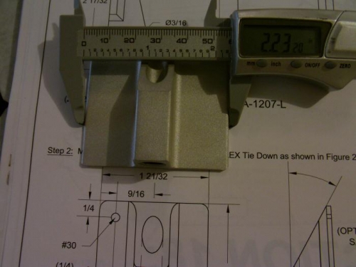 Pivot Bracket Dimension Wrong