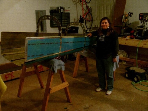 Tail Cone with Temporarily Installed Side Skins