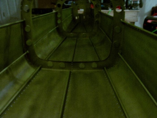 Inside Tail Cone Looking Aft