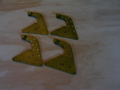 Flaperon Hinge Brackets (W-1216)