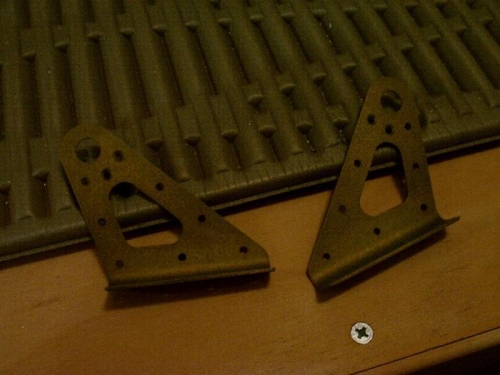 New Flaperon Hinge Brackets with Proper Countersunk Holes