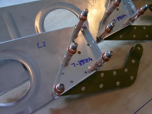 Hinge Brackets and Ribs - Close Up