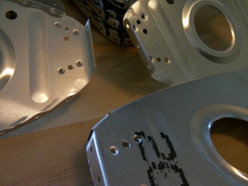 Dimpled and Final Drilled