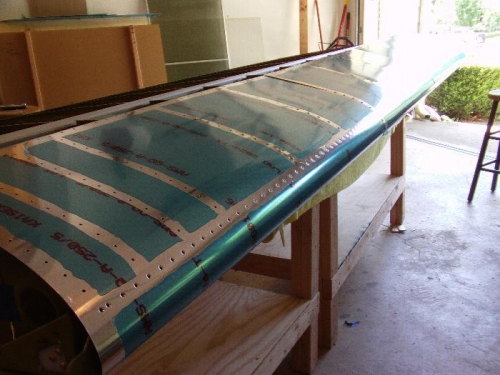 Leading Edge Riveting Complete
