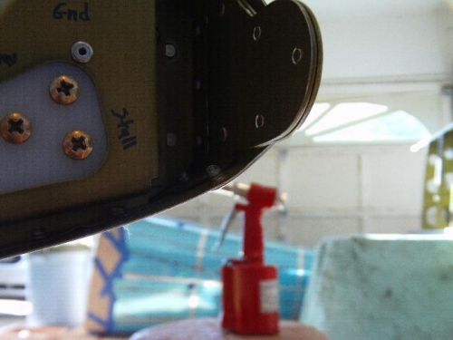 Lower Corner of Wing Walk Doubler