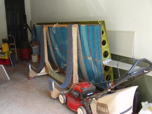 Left Wing in Wing Stand