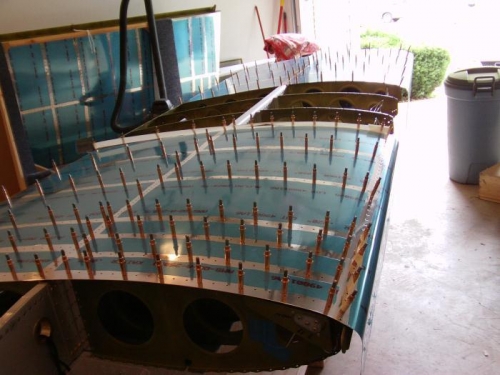 Outbd/Inbd Skins Clecoed