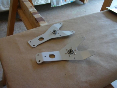 Flange Bearings Installed