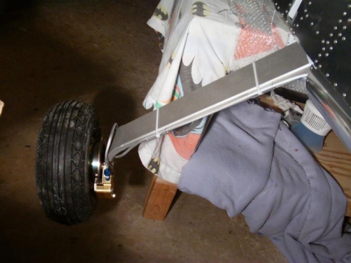 LH Caliper Brake Line Installed