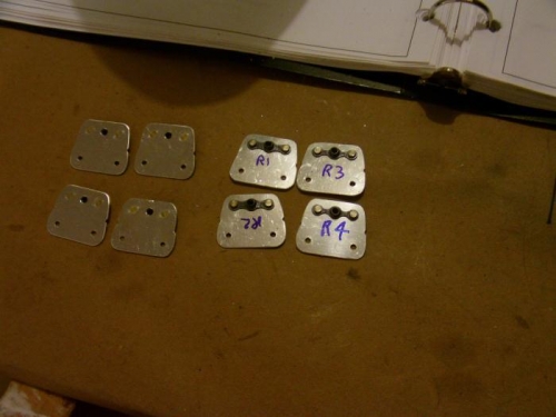 Nutplates Riveted on Tabs