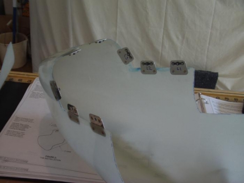 Tabs Riveted to Lower Fairing