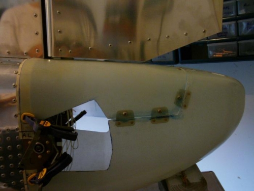 Fairing Assy in Place with Adequate Rudder Clearance