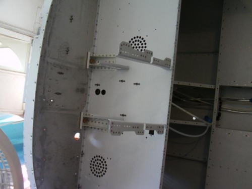 Stack Angles & Com Supports Installed