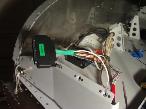 D-Sub Connector Installed