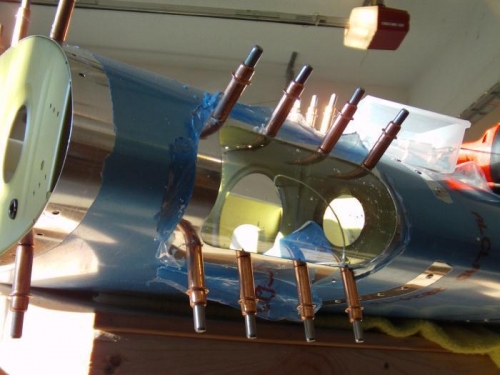 Fit and Drill Holes in Lens