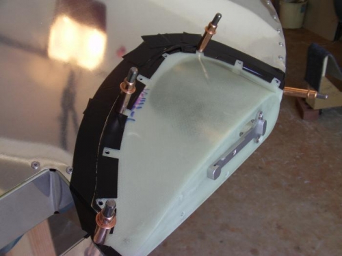 Left Wing Light Extension Ready to Seal