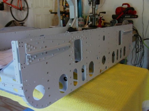 F-1203A Bulkhead Riveted in Place