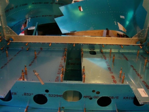 Fuselage Partially Assembled