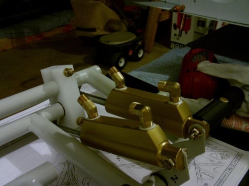 Brass Elbows Installed