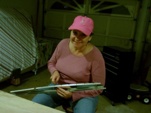 Denise Helping Deburr