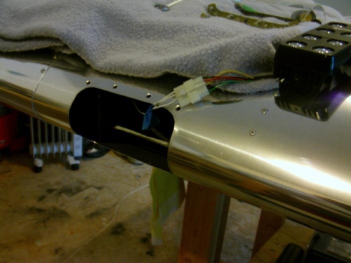 Landing Light Removed for Access