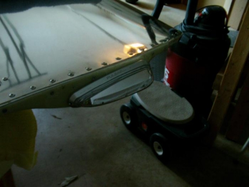 Wing Tip Light Re-installed