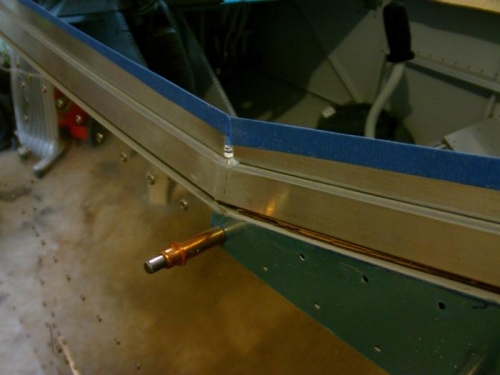 Weld Bump Filed Down