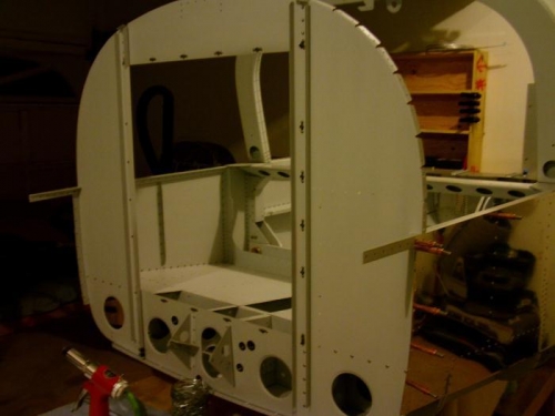 Aft Baggage Bulkhead Riveted