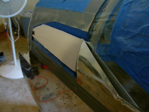 Foam Shaped to Fuselage