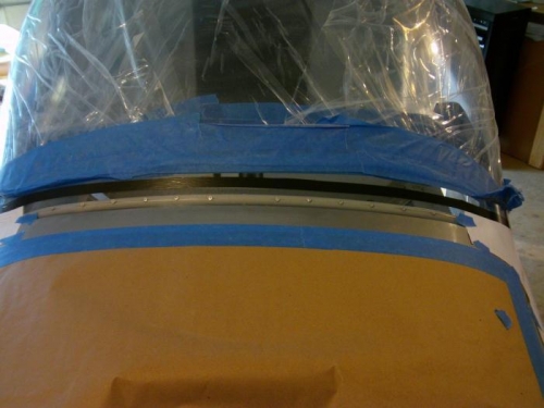 Electrical Tape Installed on Canopy