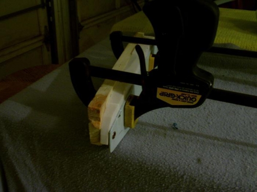 Canopy Foam Epoxied to Frame