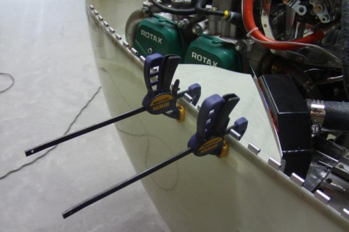 Top Aft Cooling Duct Flange Clamped