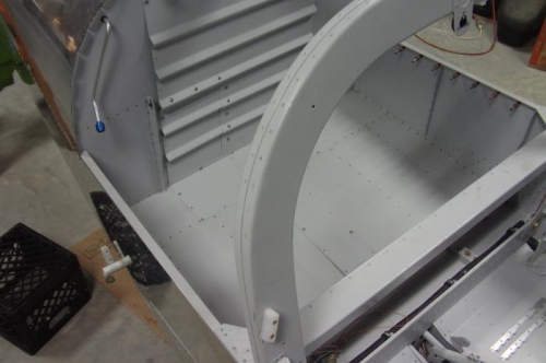 Corrugation & Baggage Cover Installed