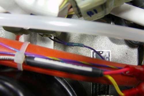 Closeup of Soft Start Wires